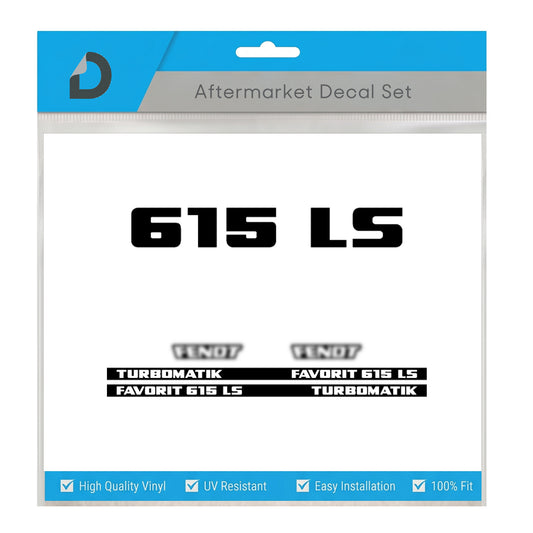 Fendt Favorit 615 LS Turbomatik Decal Kit - Premium 6-Cylinder Heavy-Duty Restoration