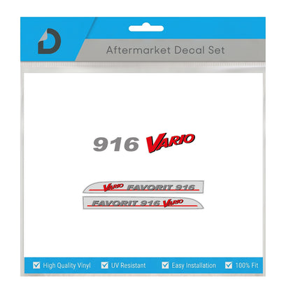 Fendt Favorit 916 Vario Decal Set - First Generation Facelift Restoration