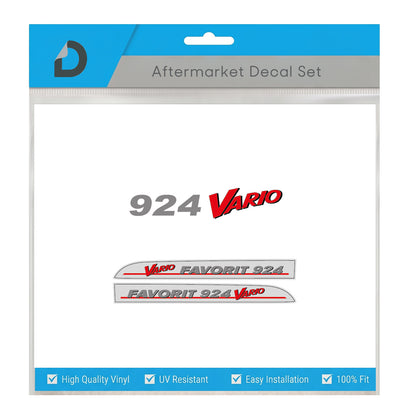 Fendt Favorit 924 Vario Decal Set - First Generation Facelift Restoration