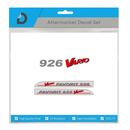 Fendt Favorit 926 Vario Decal Set - First Generation Facelift Restoration