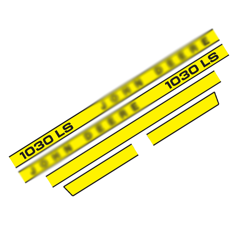 John Deere 1030LS Decal Kit – Hood & Safety Stickers – Complete Replacement Set