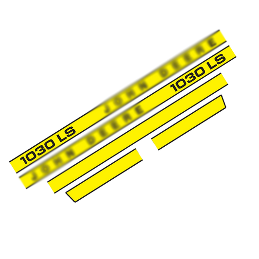 John Deere 1030LS Decal Kit – Hood & Safety Stickers – Complete Replacement Set
