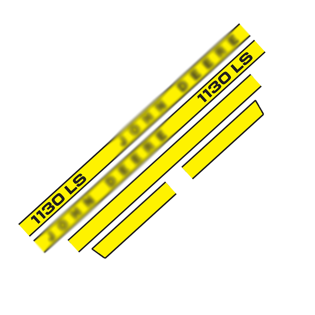 John Deere 1130LS Decal Kit – Hood & Safety Stickers – Complete Tractor Set