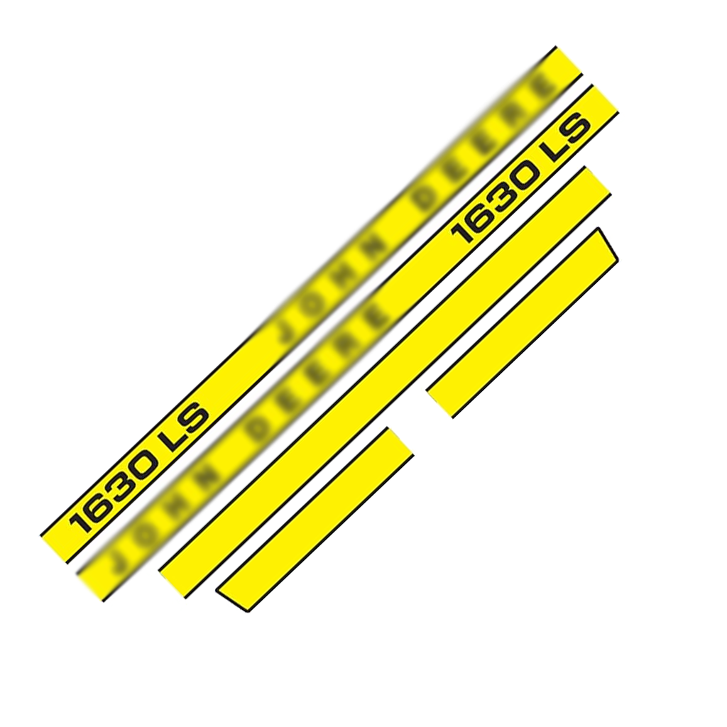 John Deere 1630 LS Decal Kit – Hood & Safety Stickers – Full Restoration Set