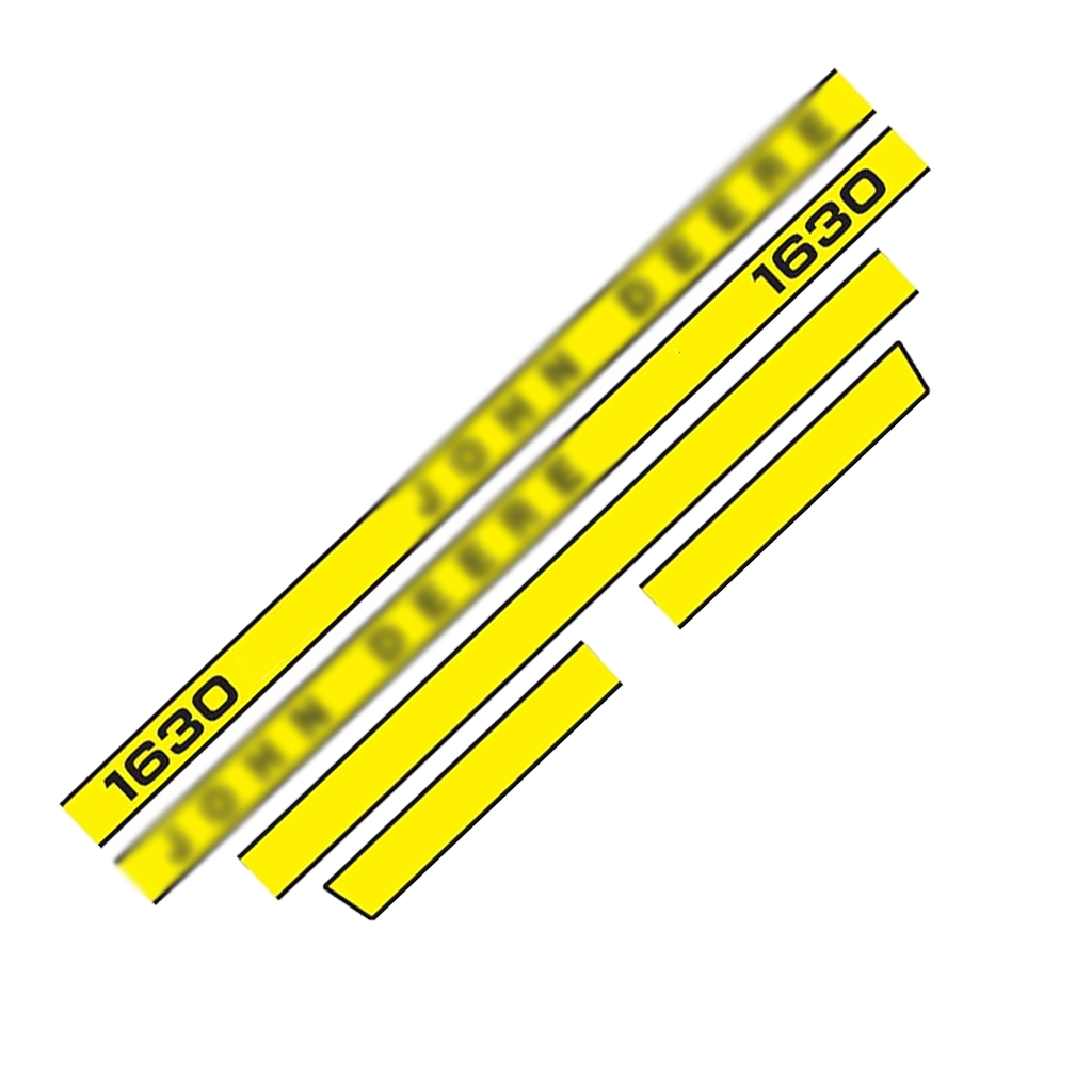 John Deere 1630 Decal Kit – Hood & Safety Stickers – Full Restoration Set