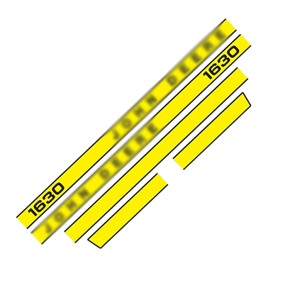 John Deere 1630 Decal Kit – Hood & Safety Stickers – Full Restoration Set