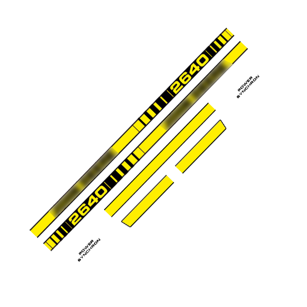 John Deere 2640 Decal Kit – Aftermarket Tractor Stickers – Power Synchron Set