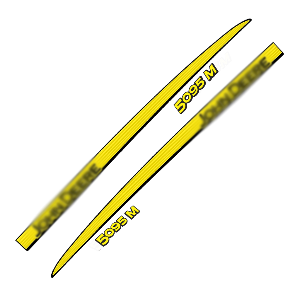 John Deere 5095M Decal Kit – Aftermarket Tractor Stickers– Full Set