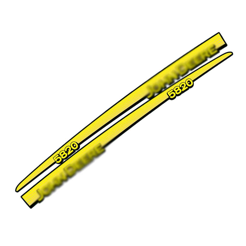 John Deere 5820 Decal Kit – Aftermarket Tractor Stickers - Full Set