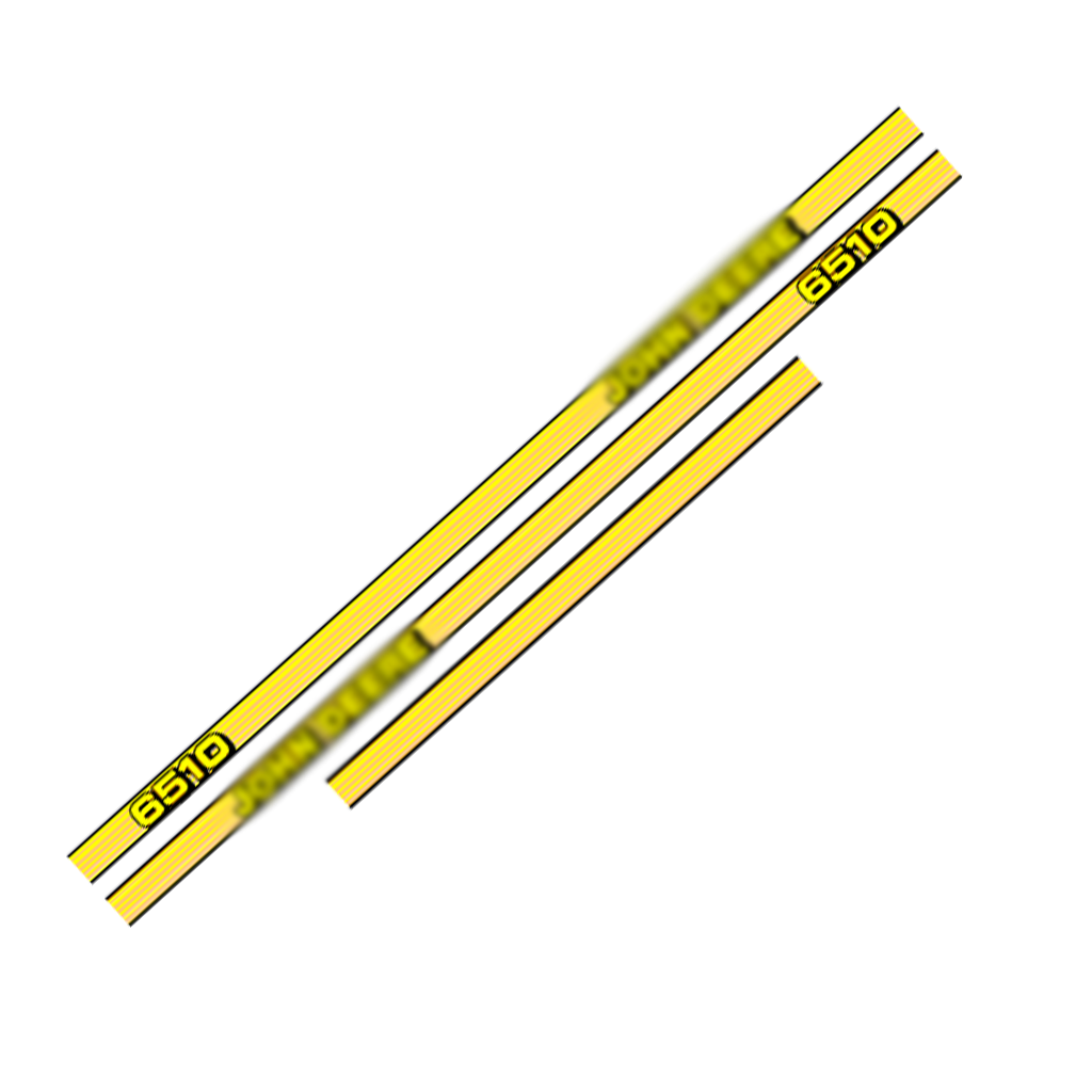 John Deere 6510 Decal Kit – High-Quality Restoration Stickers - Full Set