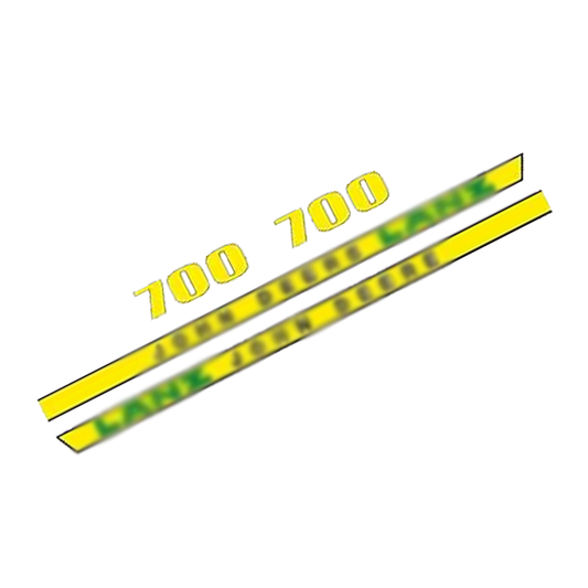 John Deere 700 Lanz Decal Kit – Hood & Safety Stickers– Complete Replacement Set