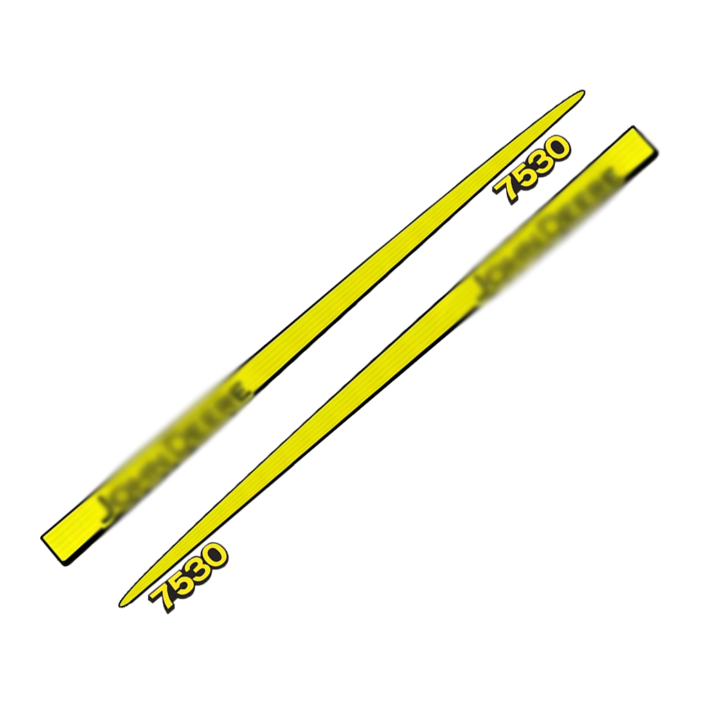 John Deere 7530 Premium Decal Kit – High-Quality Restoration - Full Set