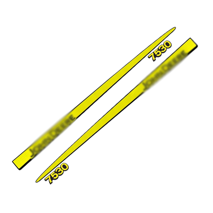 John Deere 7530 Premium Decal Kit – High-Quality Restoration - Full Set