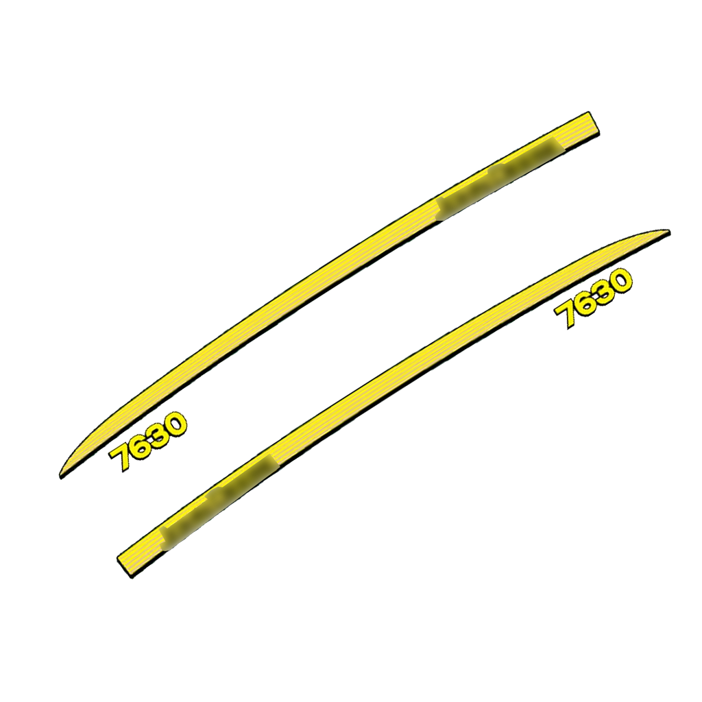 John Deere 7630 Decal Kit – High-Quality Aftermarket Restoration - Full Set