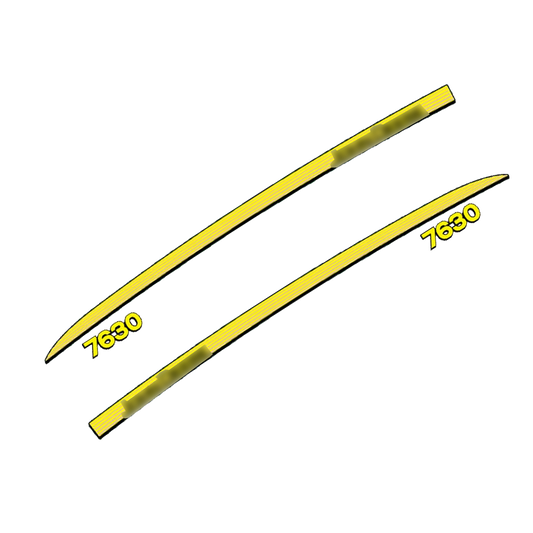 John Deere 7630 Decal Kit – High-Quality Aftermarket Restoration - Full Set